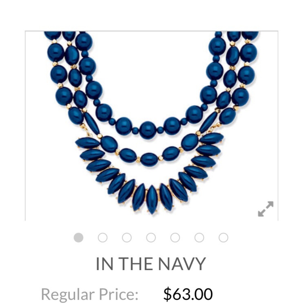 Premier Designs In the Navy Necklace